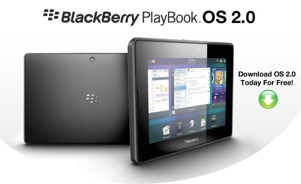 BlackBerry PlayBook OS 2.0 será lançado neste mês.